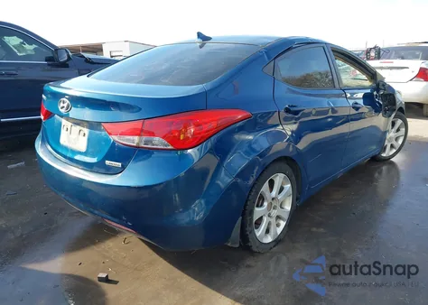 2013 Hyundai Elantra Limited z USA, uszkodzony, nr VIN KMHDH4AE9DU969110